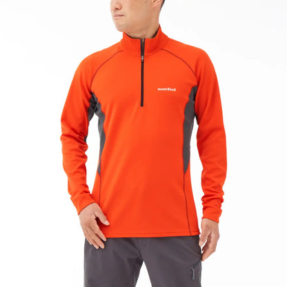 mont-bell: Wickron ZEO Thermal Long Sleeve Zip Shirt Men's
