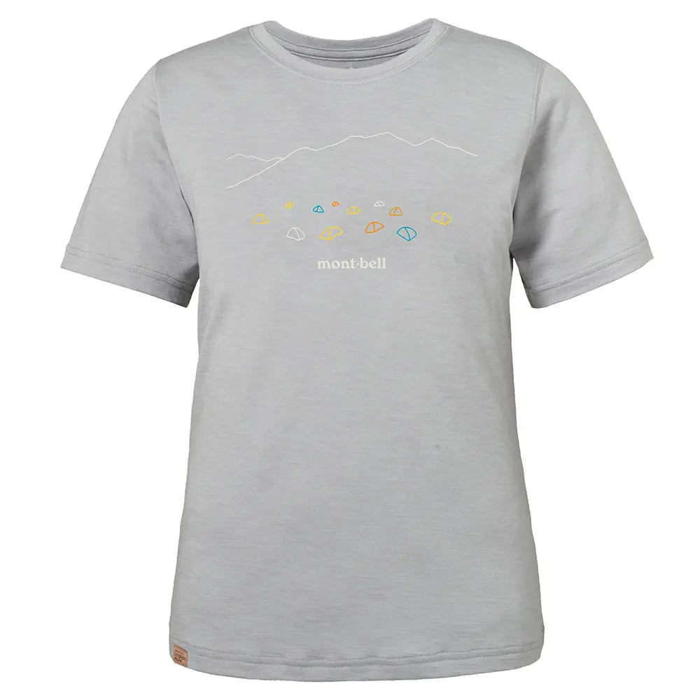 mont-bell: Merino Wool Plus Light T Women's Sky High Camp