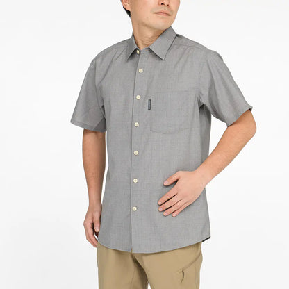 mont-bell: Merino Wool Light Short Sleeve Shirt Men's