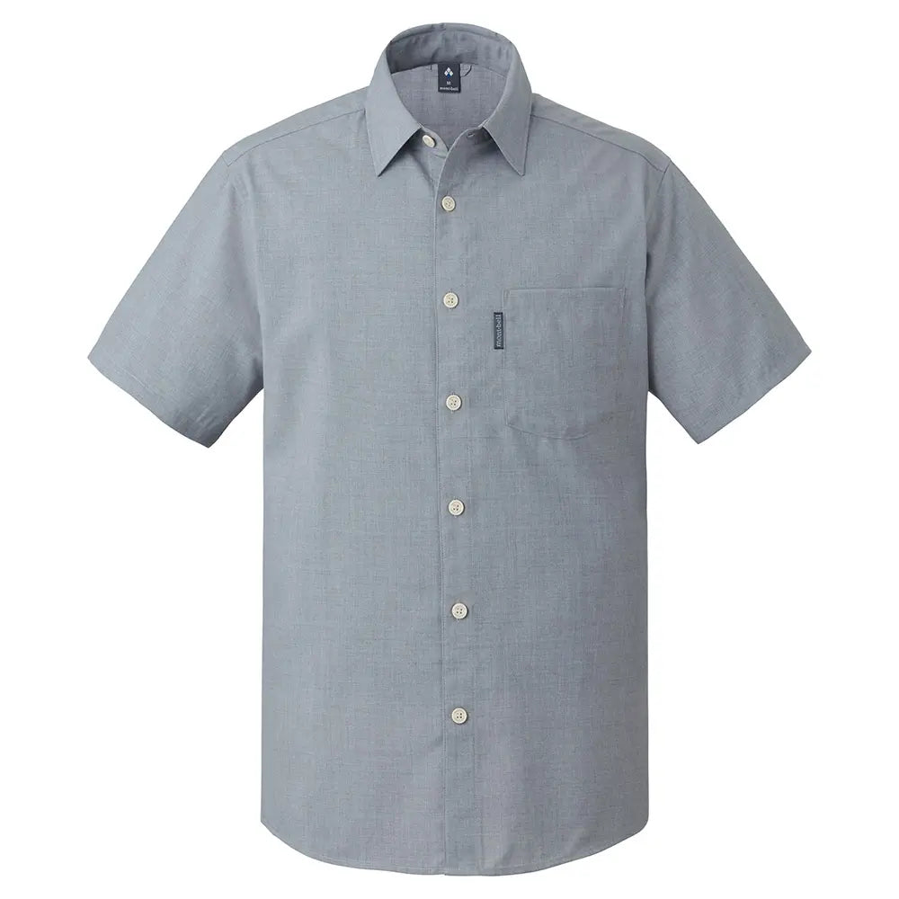 mont-bell: Merino Wool Light Short Sleeve Shirt Men's