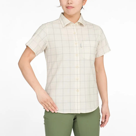 mont-bell: Merino Wool Light Short Sleeve Shirt Women's