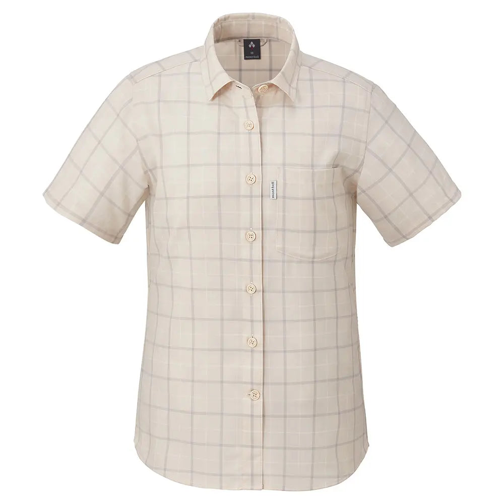 mont-bell: Merino Wool Light Short Sleeve Shirt Women's