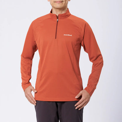 mont-bell: Cool Long Sleeve Zip Shirt Men's
