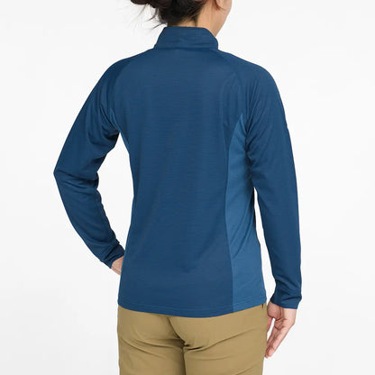 mont-bell: Cool Long Sleeve Zip Shirt Women's