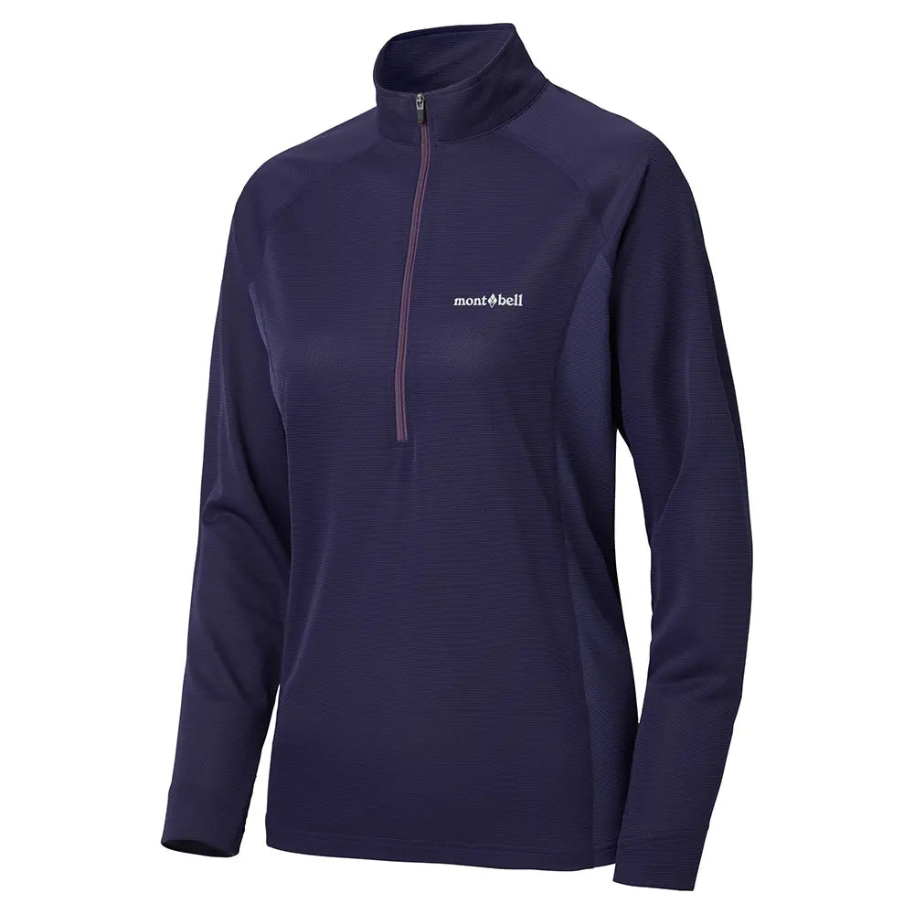 mont-bell: Cool Long Sleeve Zip Shirt Women's