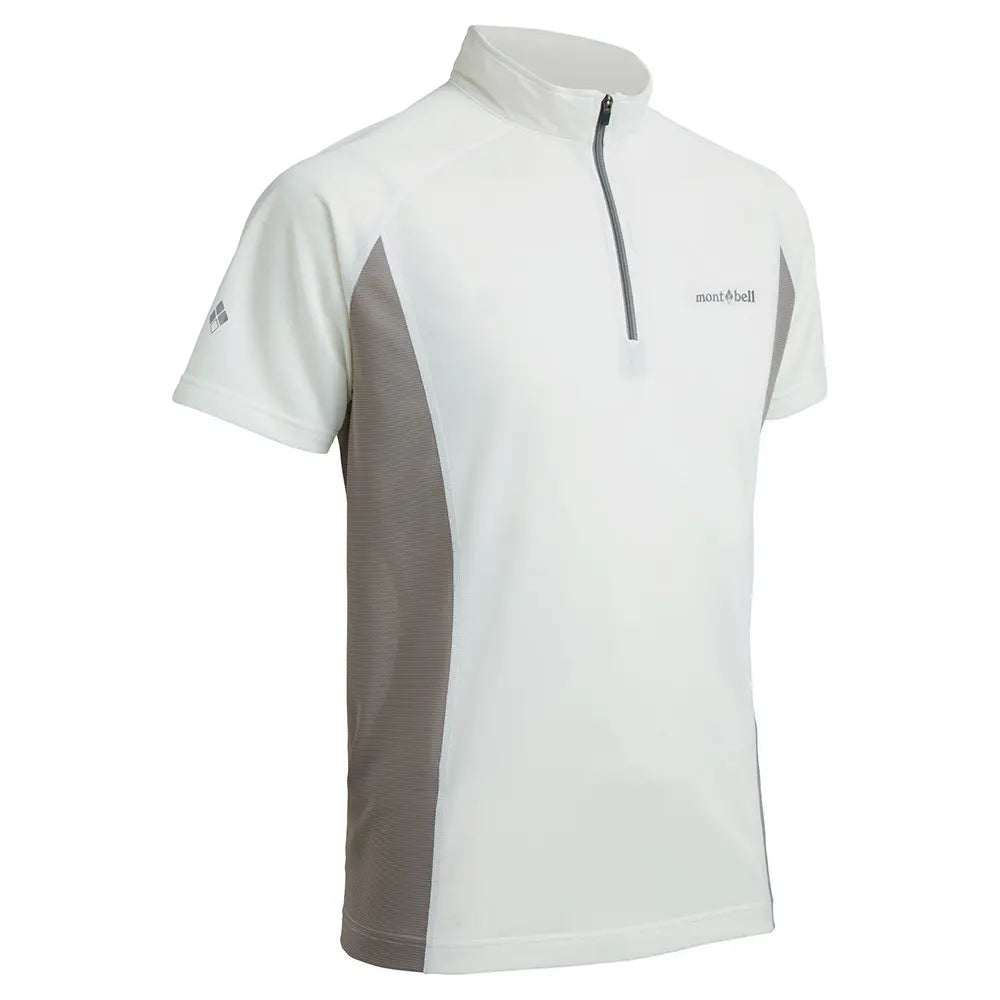mont-bell: Cool Short Sleeve Zip Shirt Men's