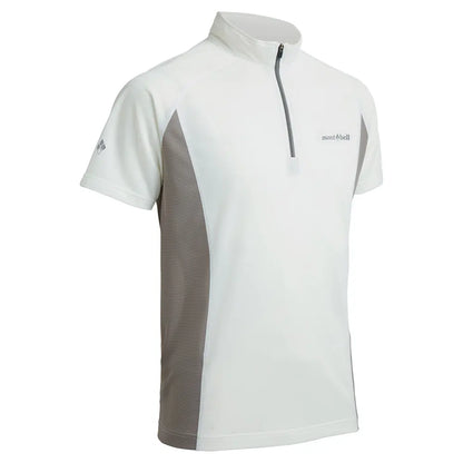 mont-bell: Cool Short Sleeve Zip Shirt Men's