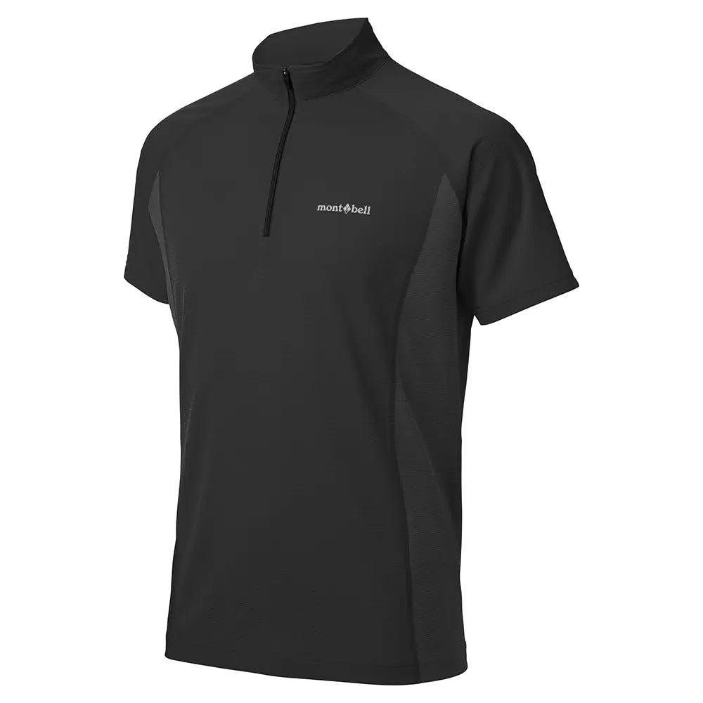 mont-bell: Cool Short Sleeve Zip Shirt Men's