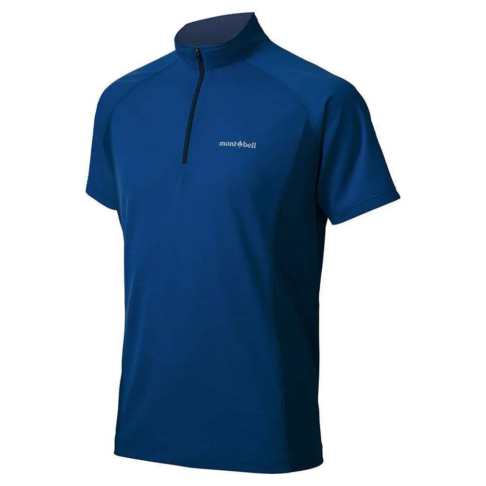 mont-bell: Cool Short Sleeve Zip Shirt Men's