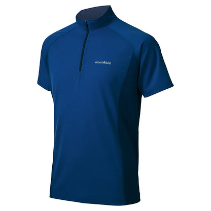mont-bell: Cool Short Sleeve Zip Shirt Men's