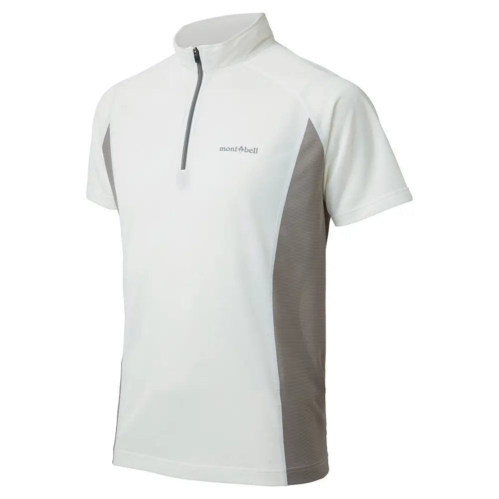 mont-bell: Cool Short Sleeve Zip Shirt Men's