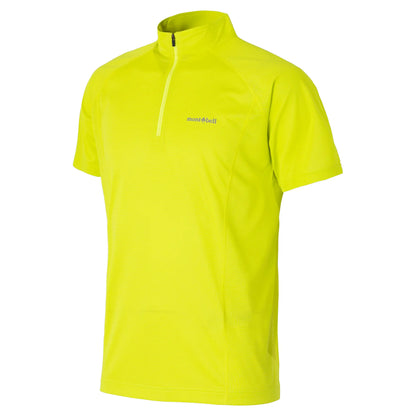 mont-bell: Cool Short Sleeve Zip Shirt Men's