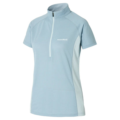 mont-bell: Cool Short Sleeve Zip Shirt Women's