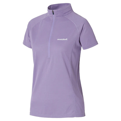 mont-bell: Cool Short Sleeve Zip Shirt Women's