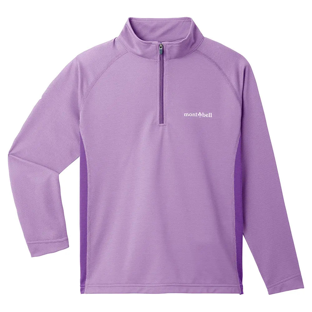 mont-bell: Cool Long Sleeve Zip Shirt Kid's 130 - 160