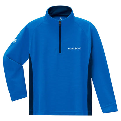 mont-bell: Cool Long Sleeve Zip Shirt Kid's 100 - 120