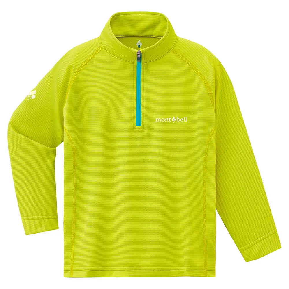 mont-bell: Cool Long Sleeve Zip Shirt Kid's 100 - 120