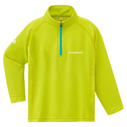 mont-bell: Cool Long Sleeve Zip Shirt Kid's 100 - 120