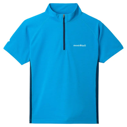 mont-bell: Cool Short Sleeve Zip Shirt Kid's 130 - 160