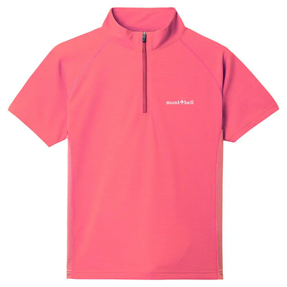 mont-bell: Cool Short Sleeve Zip Shirt Kid's 130 - 160