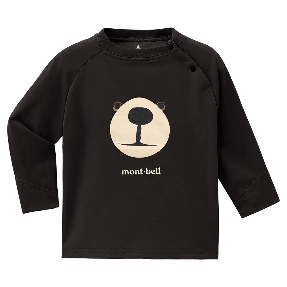 mont-bell: Wickron Long Sleeve T Baby's Monta Bear Face 80 - 90