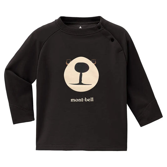 mont-bell: Wickron Long Sleeve T Baby's Monta Bear Face 80 - 90