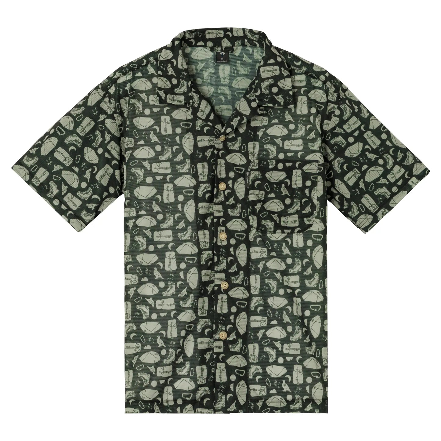 mont-bell: Cool Mesh Aloha Shirt Men's