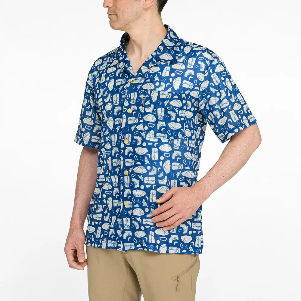 mont-bell: Cool Mesh Aloha Shirt Men's
