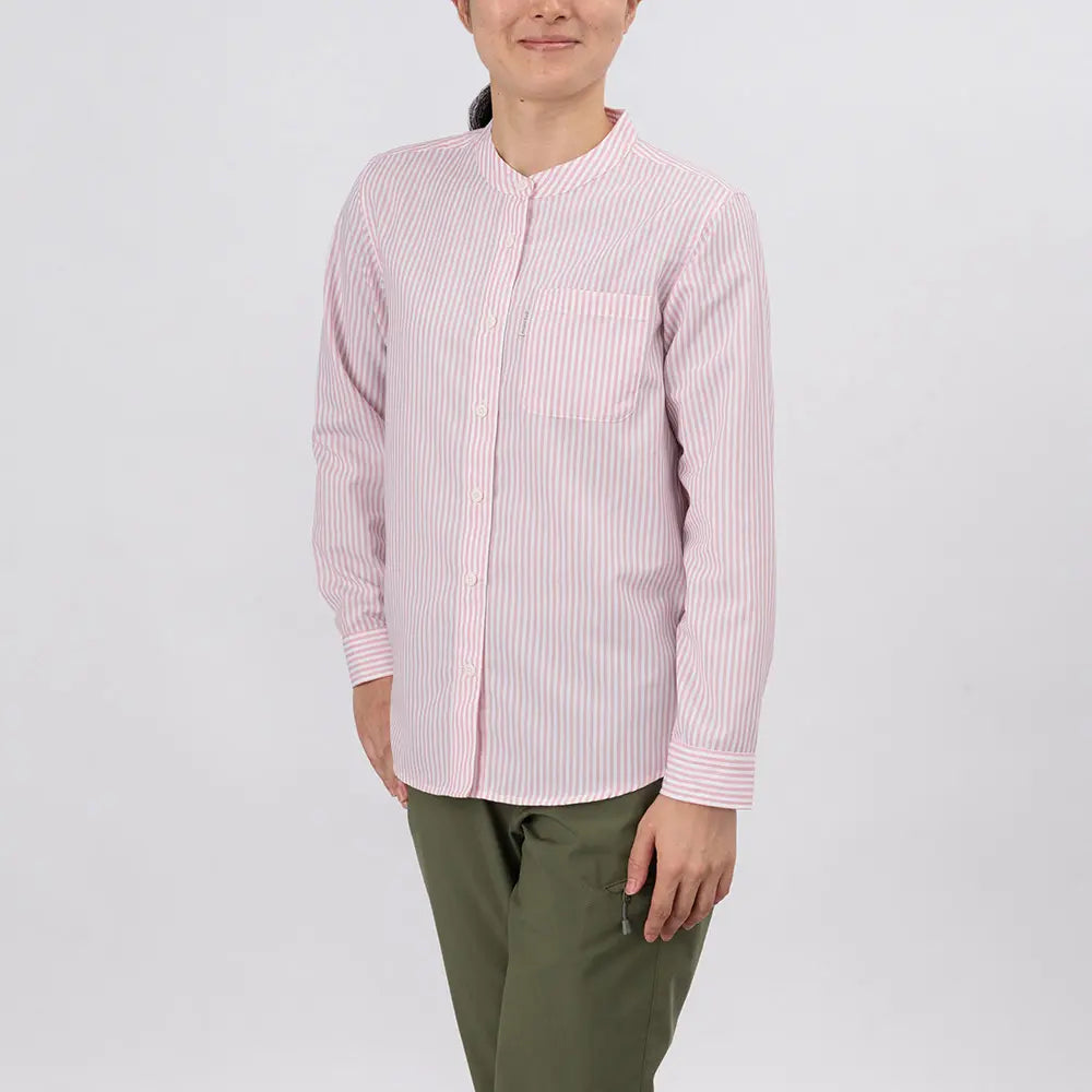 mont-bell: Wickron Light Stand Collar Shirt Women's