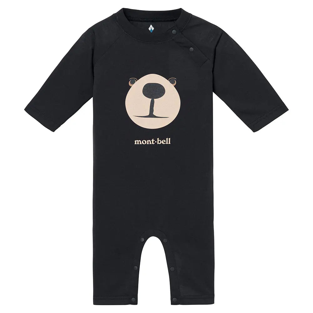 mont-bell: Wickron Long Sleeve Rompers Baby's Monta Bear Face 70 - 80