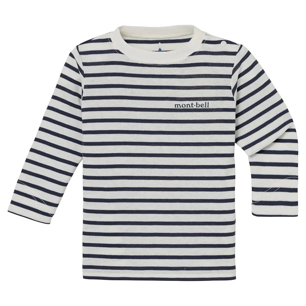 mont-bell: Wickron Striped Long Sleeve T Baby's 80 - 90
