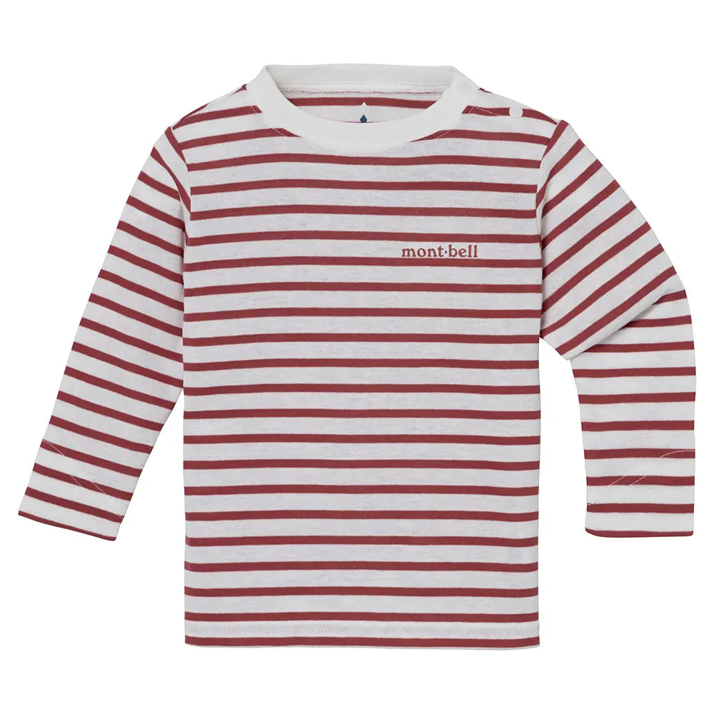 mont-bell: Wickron Striped Long Sleeve T Baby's 80 - 90
