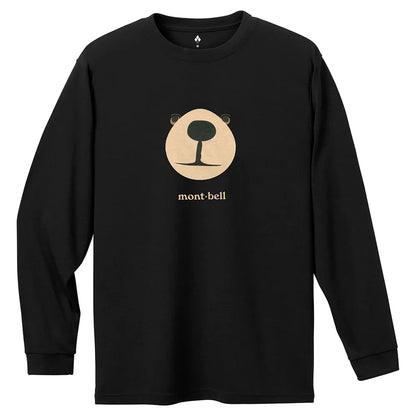 mont-bell: Wickron Long Sleeve T Monta Bear Face