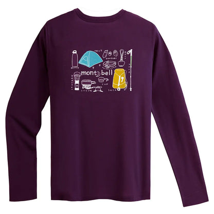 mont-bell: Wickron Long Sleeve T Women's Mountain Gear