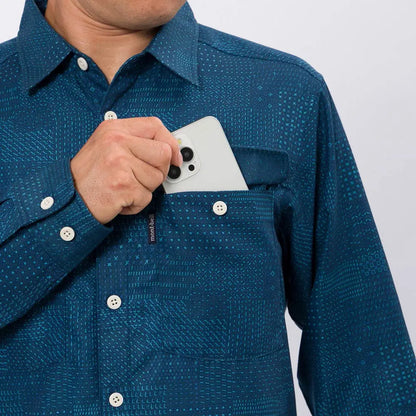 mont-bell: Wickron O.D. Print Shirt Men's