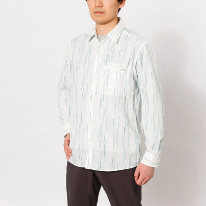 mont-bell: Wickron Light Print Long Sleeve Shirt Men's