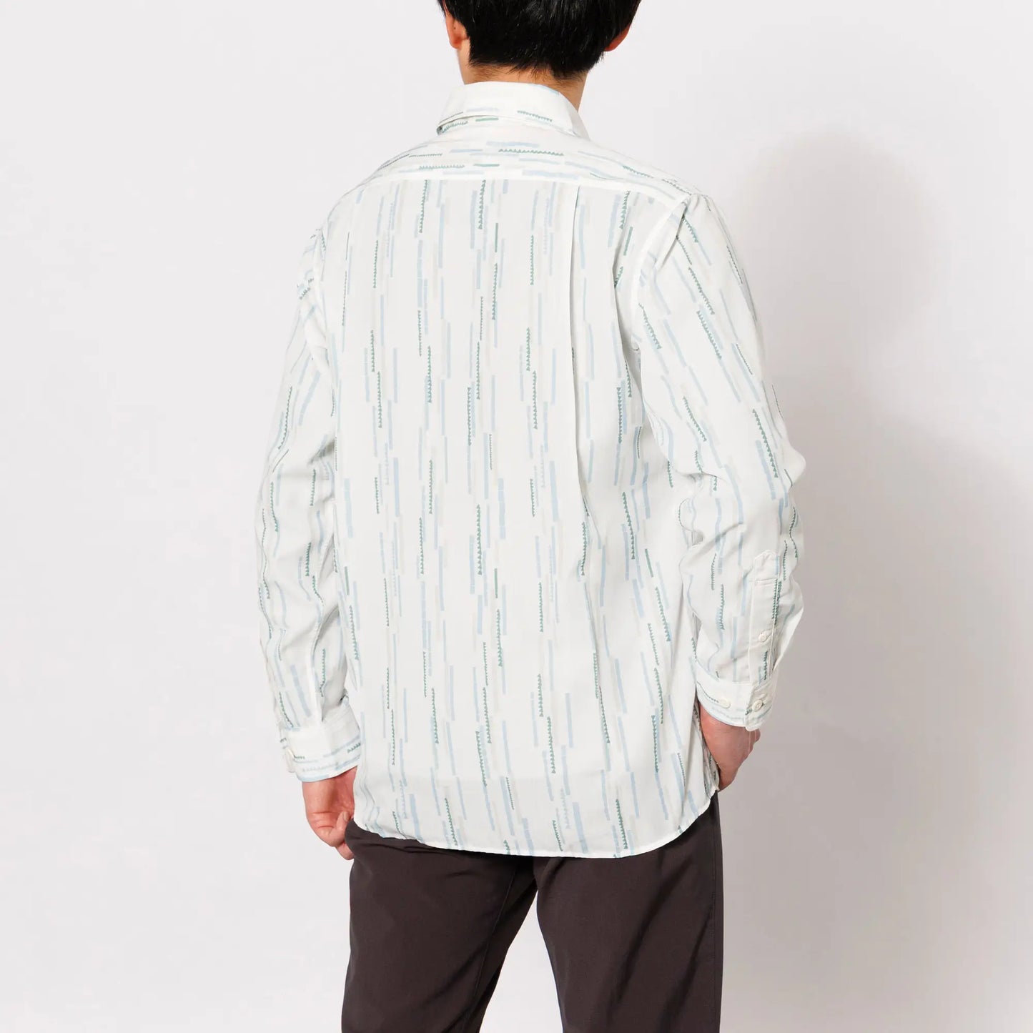 mont-bell: Wickron Light Print Long Sleeve Shirt Men's