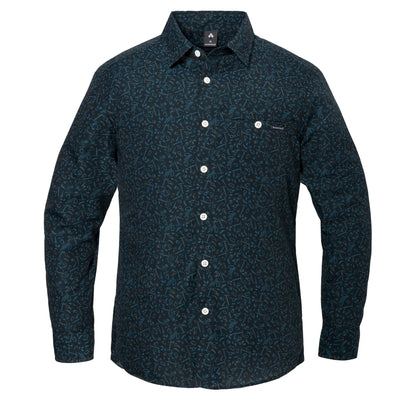 mont-bell: Wickron Light Print Long Sleeve Shirt Men's