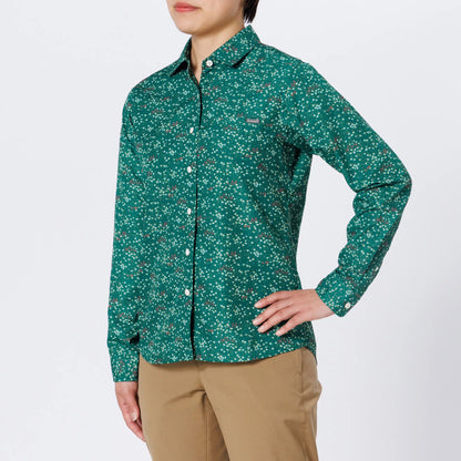 mont-bell: Wickron Light Print Long Sleeve Shirt Women's