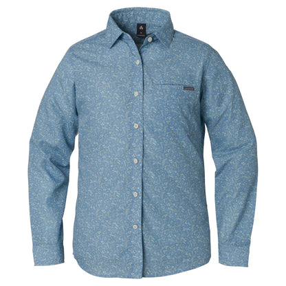 mont-bell: Wickron Light Print Long Sleeve Shirt Women's