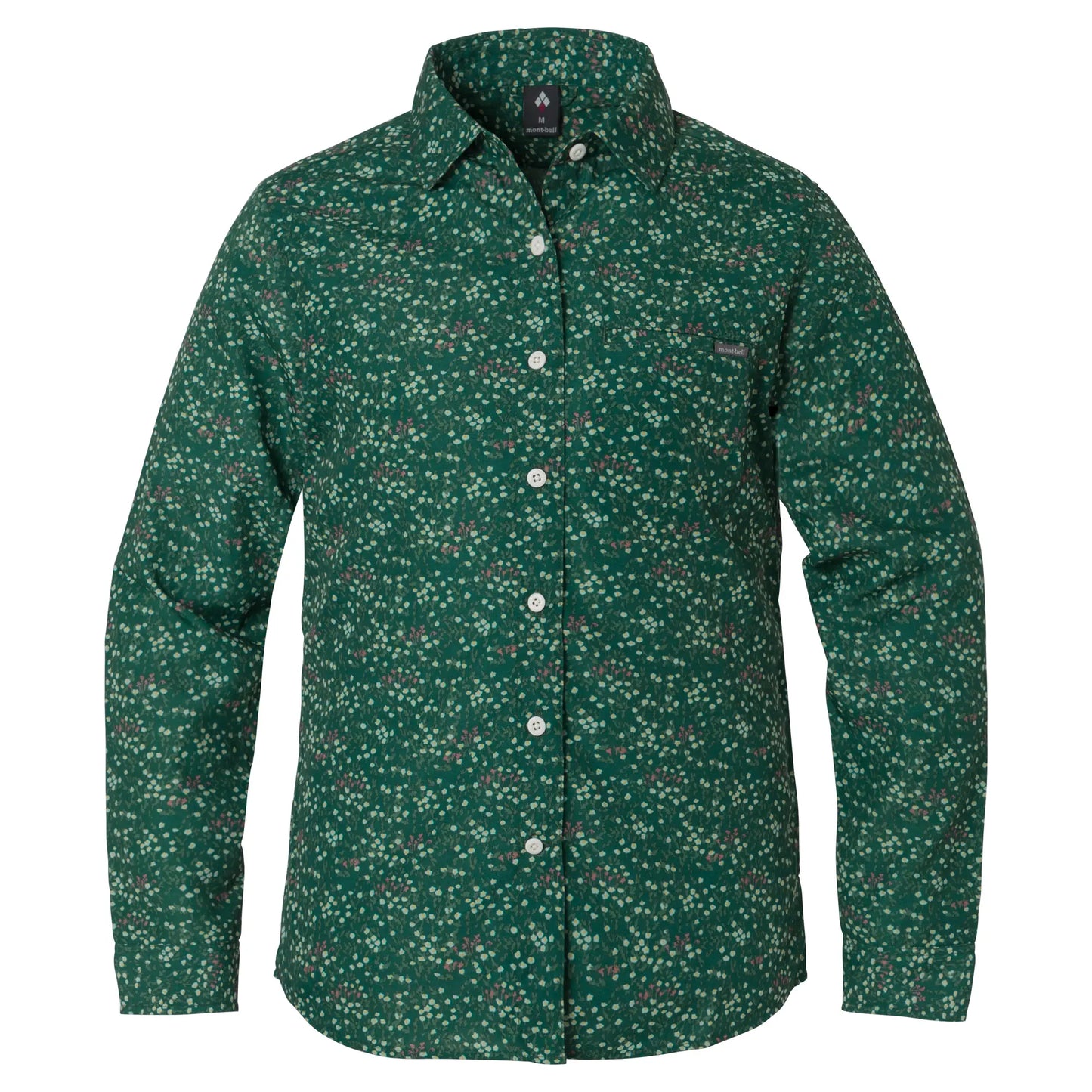 mont-bell: Wickron Light Print Long Sleeve Shirt Women's