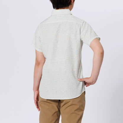 mont-bell: Wickron Light Print Short Sleeve Shirt Women's