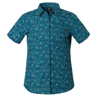 mont-bell: Wickron Light Print Short Sleeve Shirt Women's