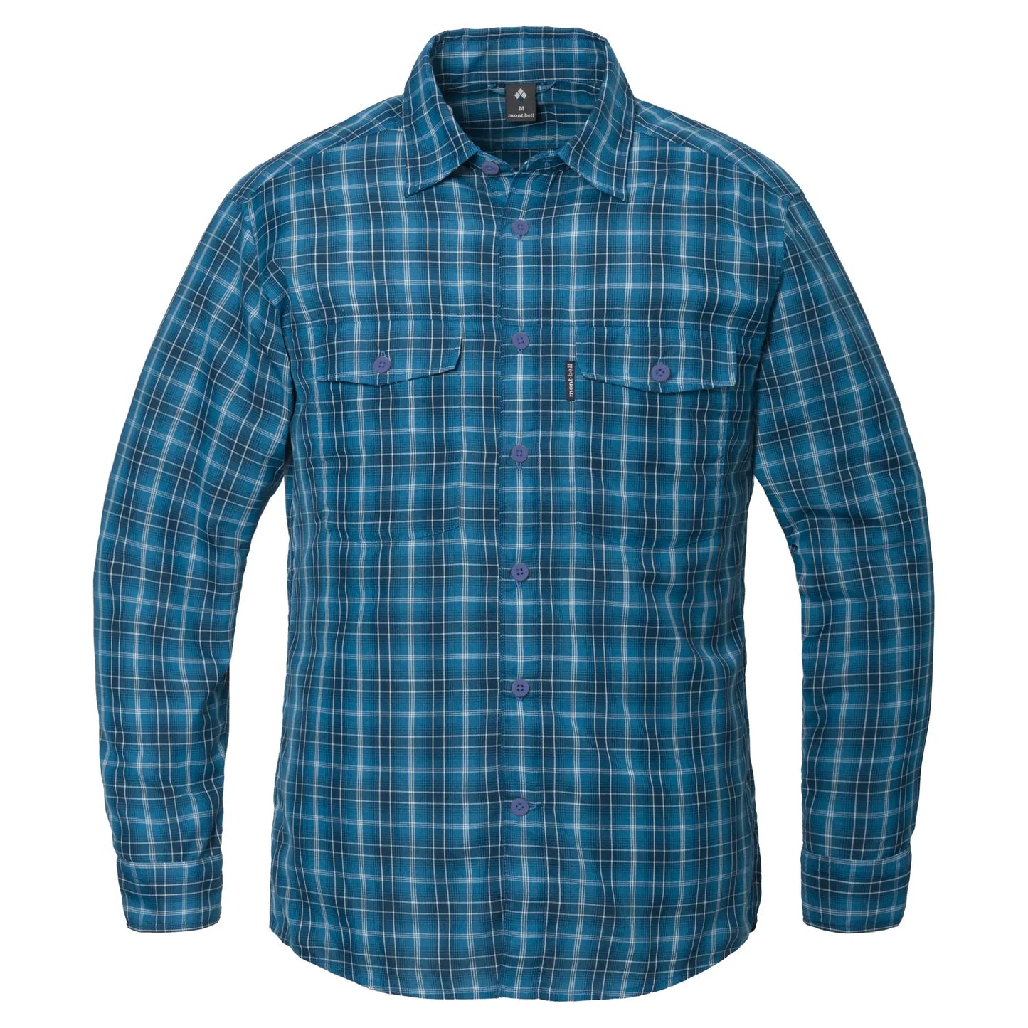 mont-bell: Wickron Light Double Pocket Long Sleeve Shirt Men's