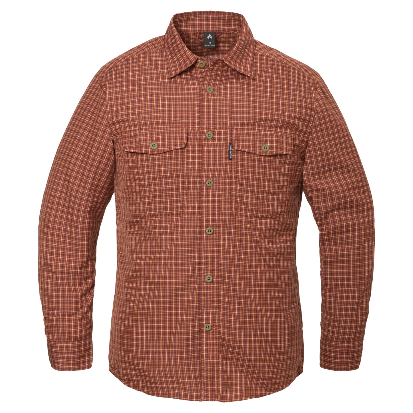 mont-bell: Wickron Light Double Pocket Long Sleeve Shirt Men's