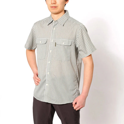 mont-bell: Wickron Light Double Pocket Short Sleeve Shirt Men's