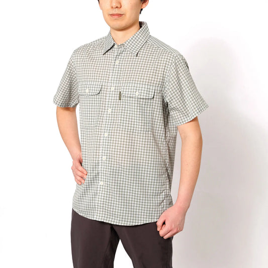 mont-bell: Wickron Light Double Pocket Short Sleeve Shirt Men's