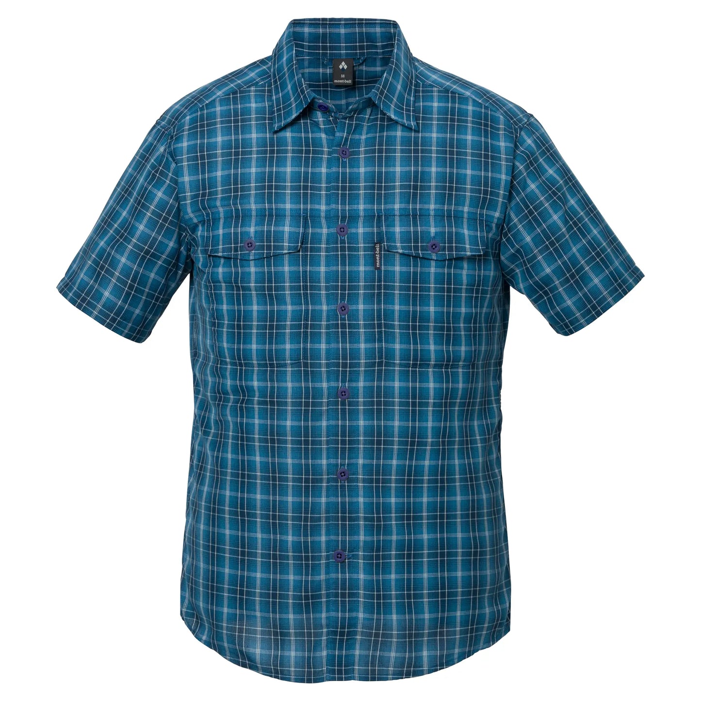 mont-bell: Wickron Light Double Pocket Short Sleeve Shirt Men's