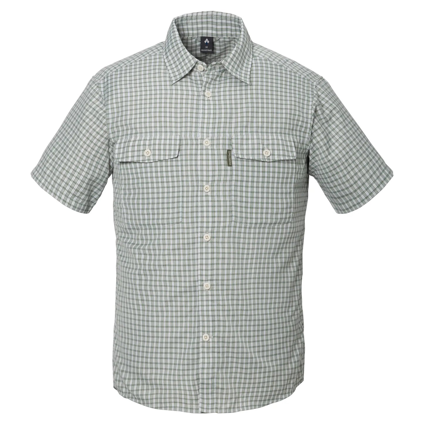 mont-bell: Wickron Light Double Pocket Short Sleeve Shirt Men's
