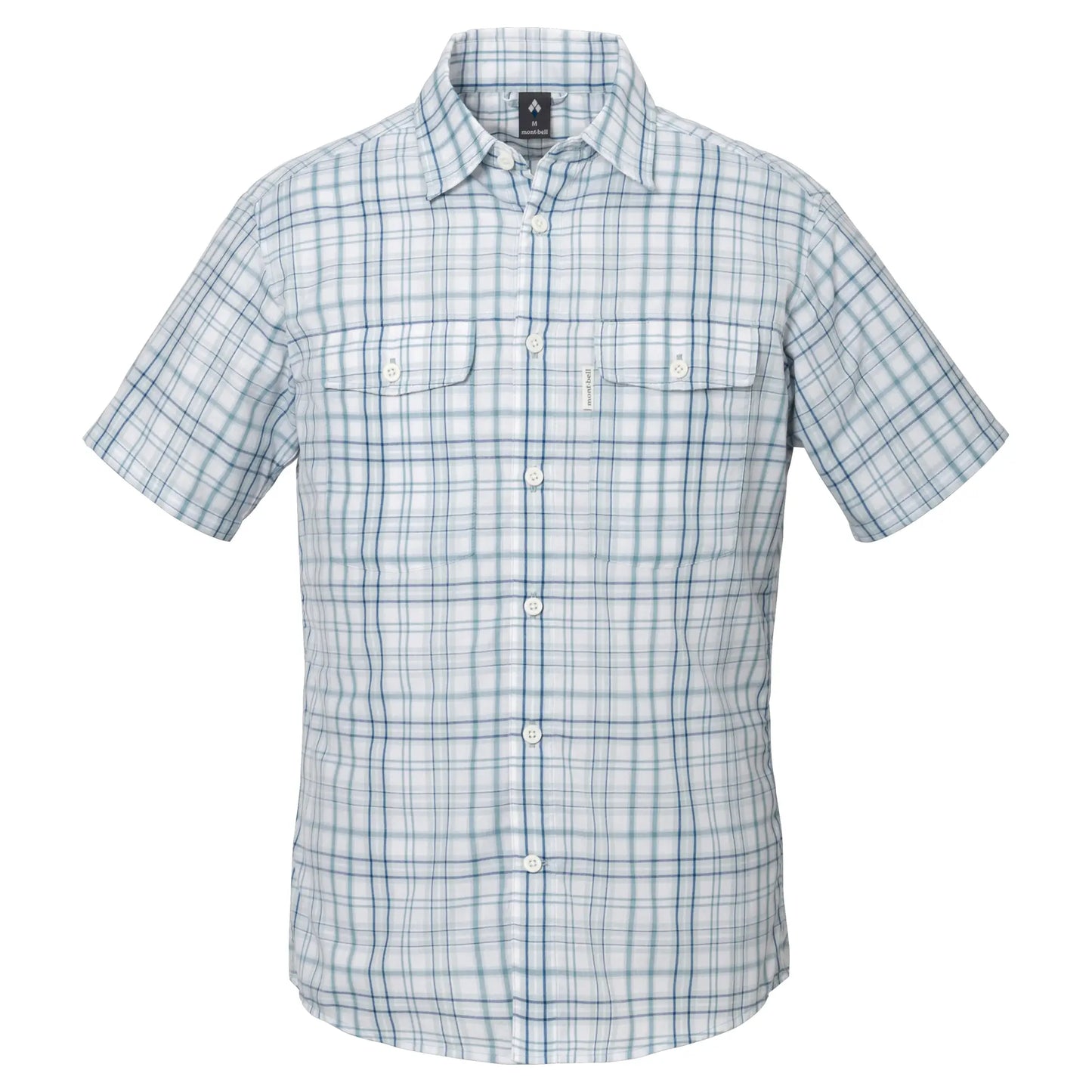 mont-bell: Wickron Light Double Pocket Short Sleeve Shirt Men's